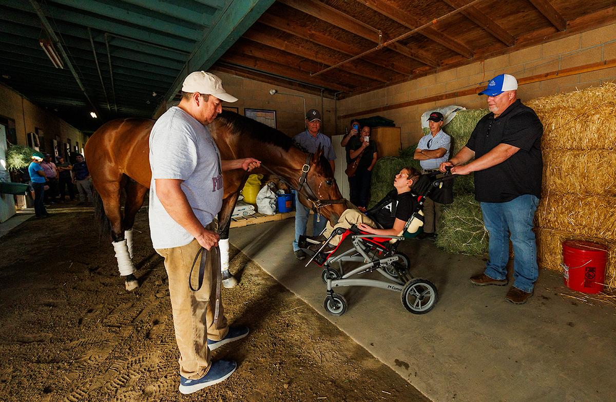 Cody Dorman, Cody's Wish, 2023 Big Ass Fans Breeders' Cup Dirt Mile, Eclipse Sportswire